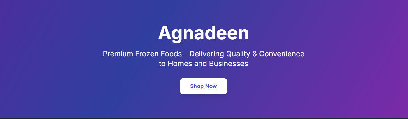 Agnadeen E-commerce Platform